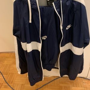 navy blue nike tracksuit